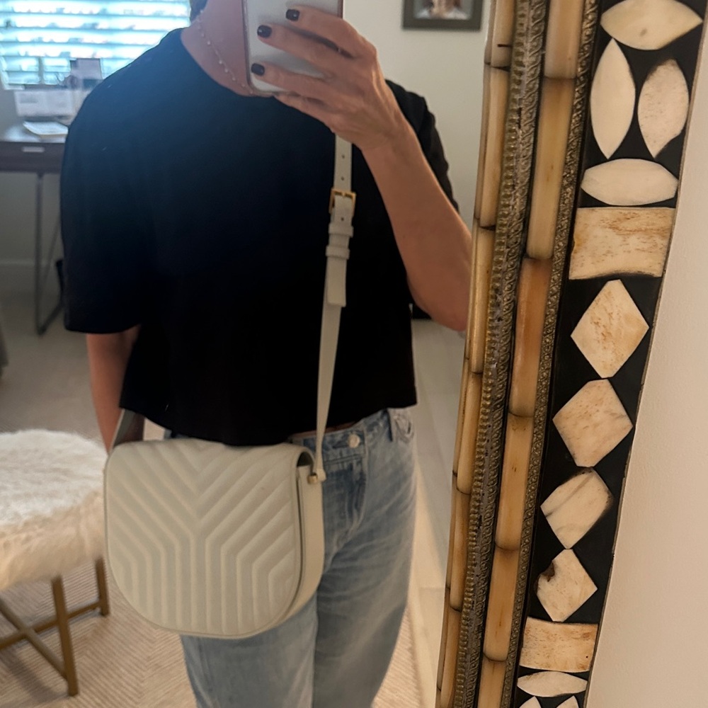 YSL off white crossbody/shoulder bag
